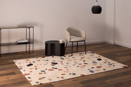 Ковер из хлопка terrazzo poetry из коллекции ethnic, 180х230 см