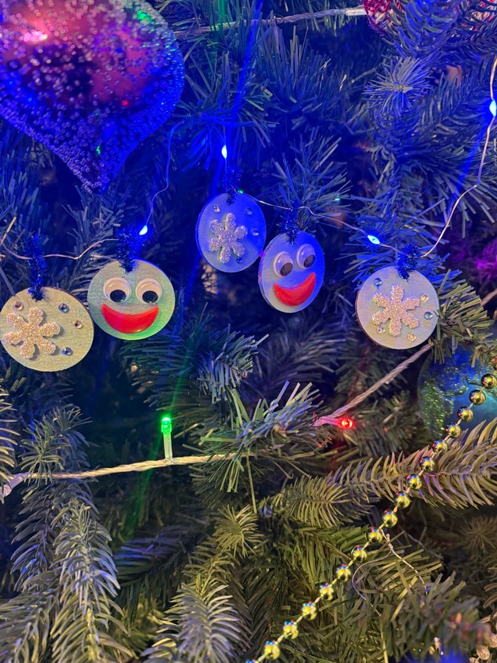 Новогодняя гирлянда своими руками "Новогодний венок"