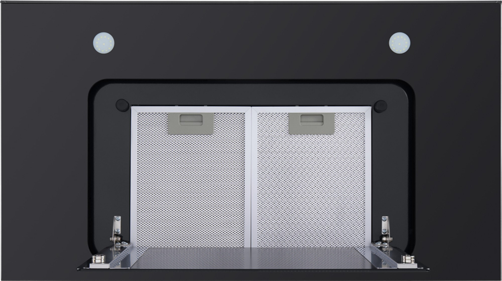 Кухонная вытяжка MAUNFELD Norfolk 90 нержавеющая сталь\черное стекло фото 8