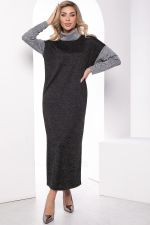 Платье "Мишель" (грей/блэк) П7985 LT Collection
