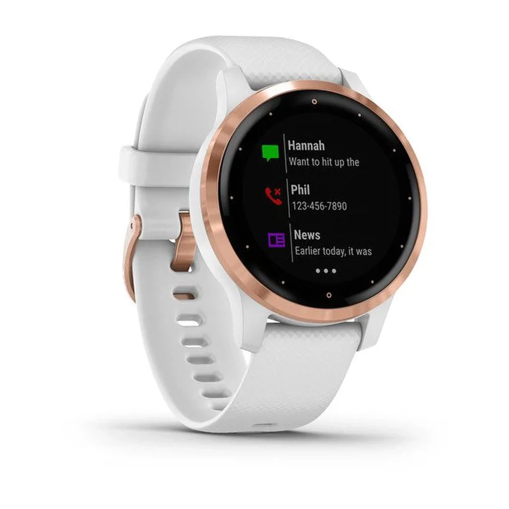 Часы для фитнеса Garmin vivoactive 4s, белые, 010-02172-23