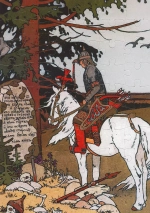 Пазл Иван Билибин «Сказке об Иване-царевиче, Жар-птице и о сером волке»