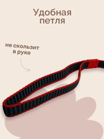 ZOONIK Поводок капроновый с двойной латексной нитью 20 мм, длина 5 м