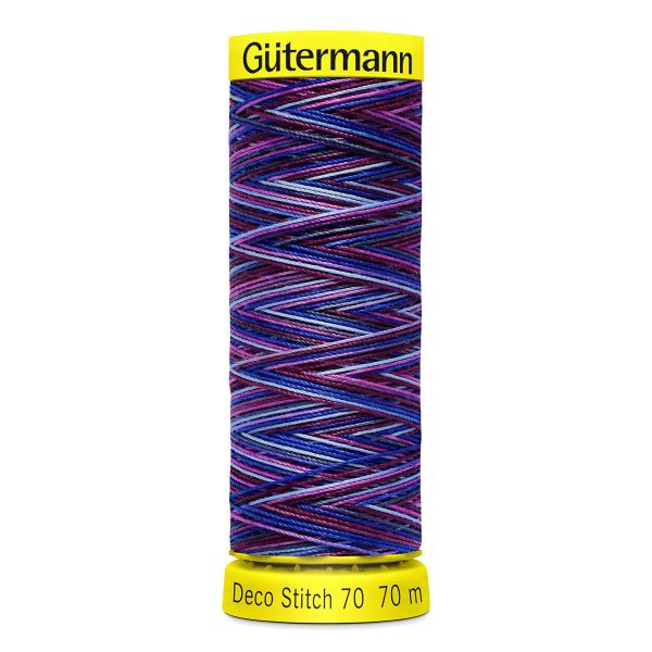 Нитки отделочные Gutermann Deco Stitch multicolor 70 (70 метров), 5 кат. | 9944