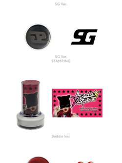 товары SEULGI - ACCIDENTALLY ON PURPOSE OFFICIAL MD BADDIE STAMP SET