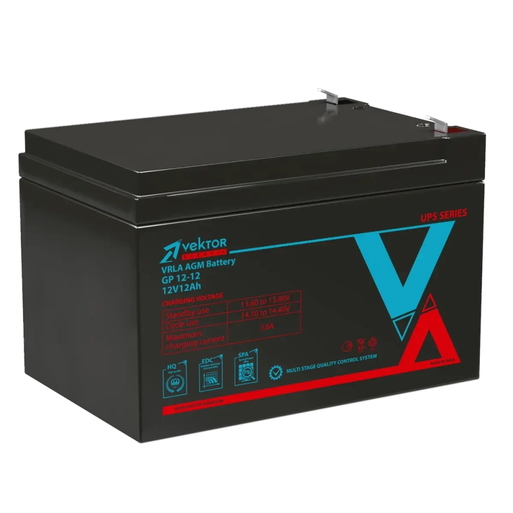 Аккумуляторная батарея Vektor Energy GP 12-12