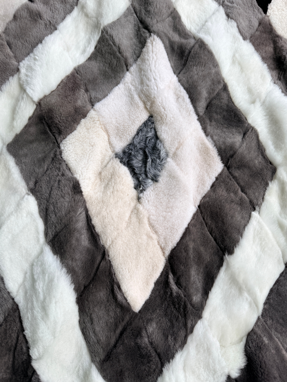 Покрывало меховое ковер из шкуры овчины