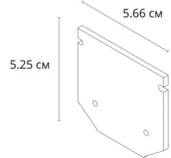 Заглушка для профиля Arte Lamp LINEA-ACCESSORIES