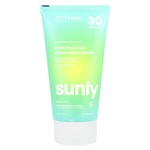 ATTITUDE, Sunly, минеральное солнцезащитное средство, SPF 30, без запаха, 150 г (5,2 унции)