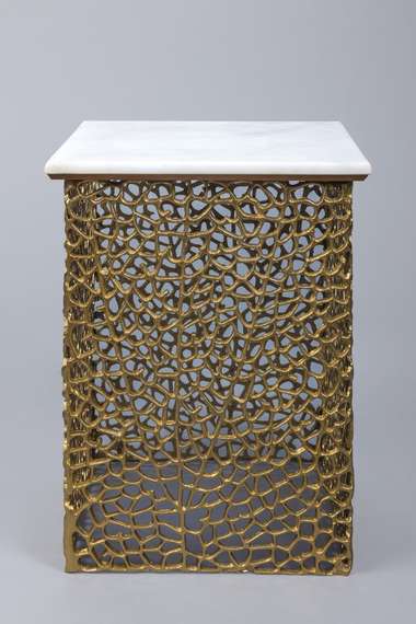 Кофейный столик из 2-х штук с мрамором