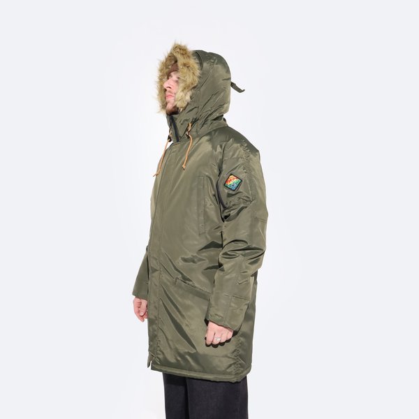 Куртка зимняя Footwork Alaska (army green) артикул:lSGN408xgobo-pZJGAVu71 - купить в магазине Дайс