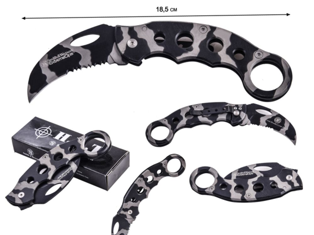 Нож-керамбит Smith &amp; Wesson Knives 32C Karambit Framelock
