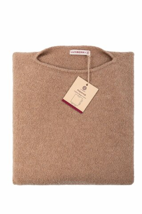 Пончо шерстяное Luxberry one size бежевое