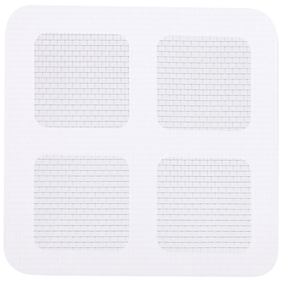 Набор фильтров для слива в ванной на самоклеящейся основе, 10*10см 20шт