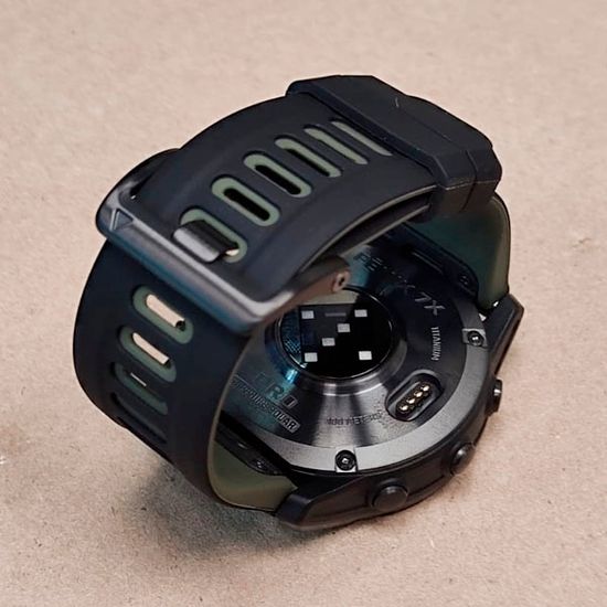 Ремешок силиконовый двухцветный 26 мм для Garmin Fenix 7x/6x/5x/5x plus/3, Descent, Tactix, Enduro, D2,  Instinct 2X