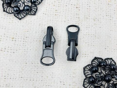 Бегунок спираль, автомат реверсивный (двухсторонний) Т8, чёрный