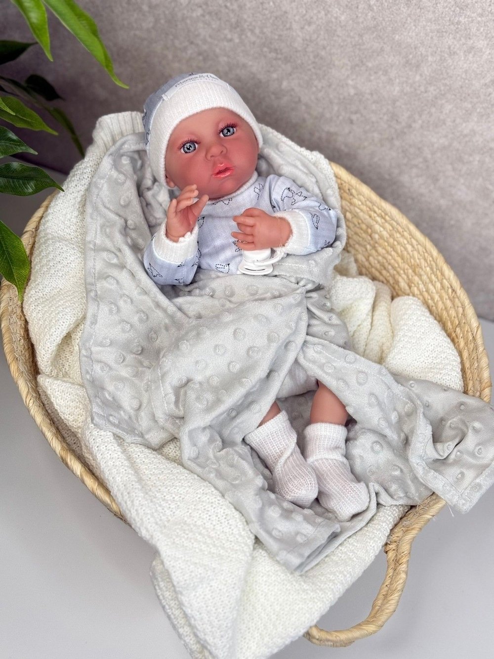 Кукла Marina and Pau 38cм Baby виниловая (M468K)