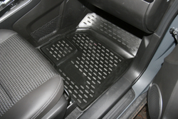Коврики Standard, в салон CHEVROLET Captiva, 2011- , 5 шт. (полиуретан, чёрные) Element.CARCHV00019