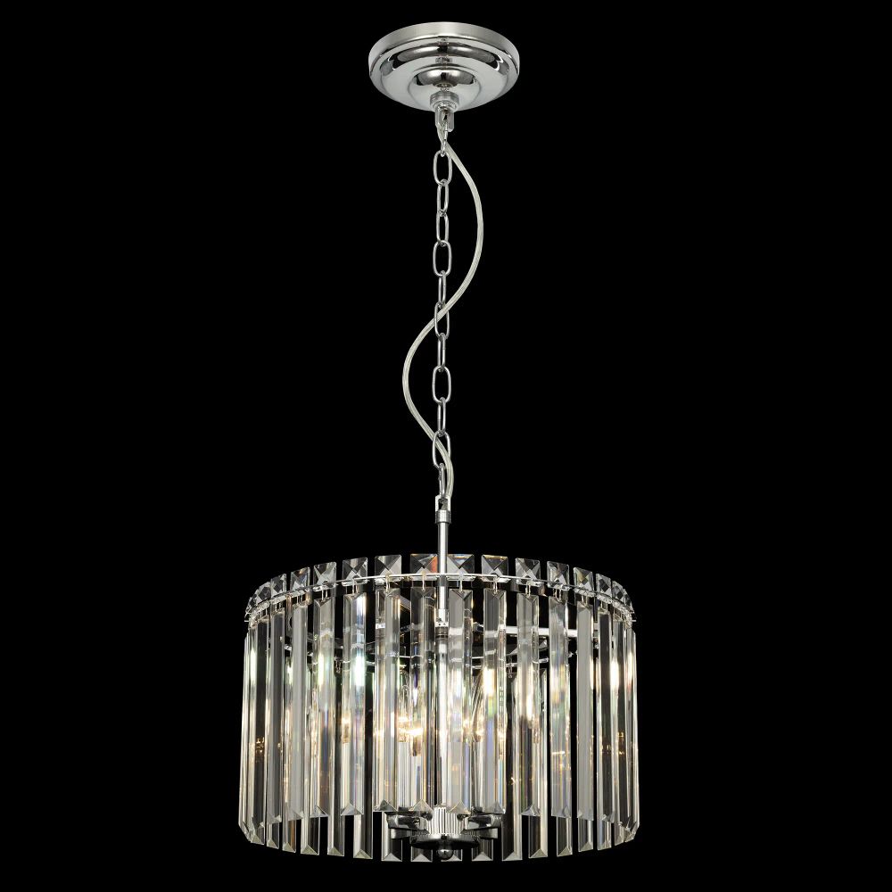 Citilux Джейн CL306141 Хрустальная подвесная люстра Хром