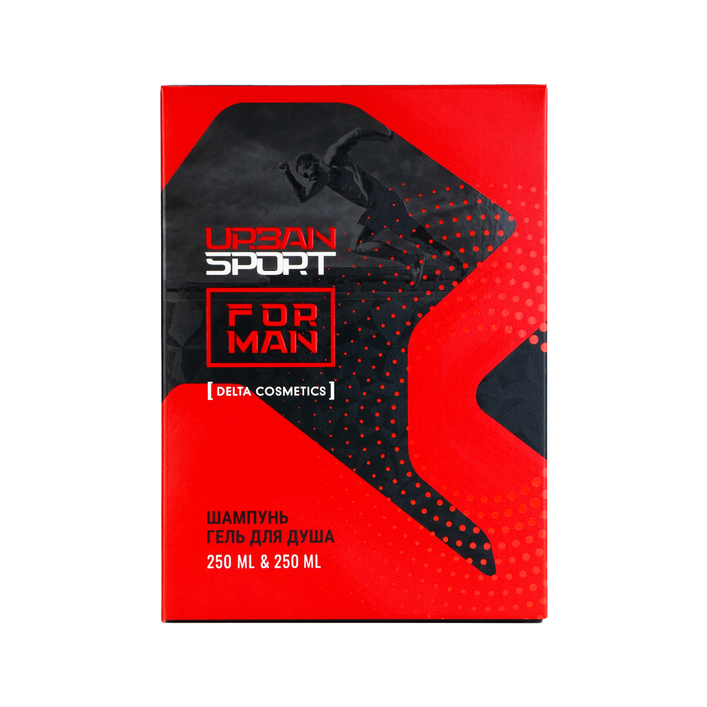 Подарочный набор для мужчин «URBAN SPORT» (гель для душа 250 мл + шампунь 250 мл)