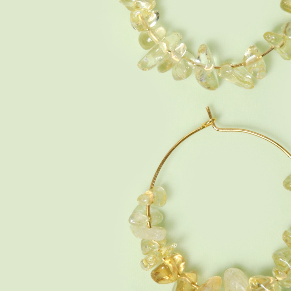 Серьги Crumble YEL