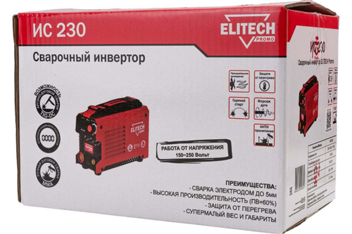 Сварочный инвертор Elitech ИС 230