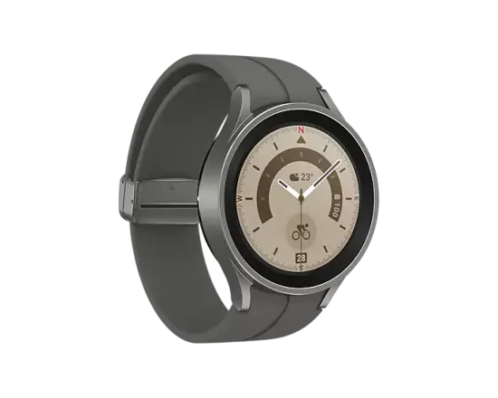 Смарт-часы Samsung Galaxy Watch 5 Pro серый титан