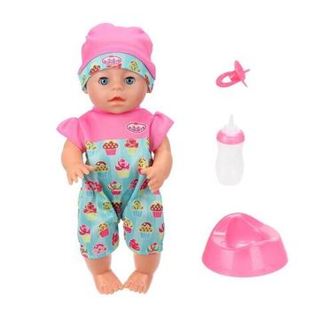 Пупс озвуч 30 см, пьет, писает, закр. глазки, 2 акс, 50 звуков КАРАПУЗ