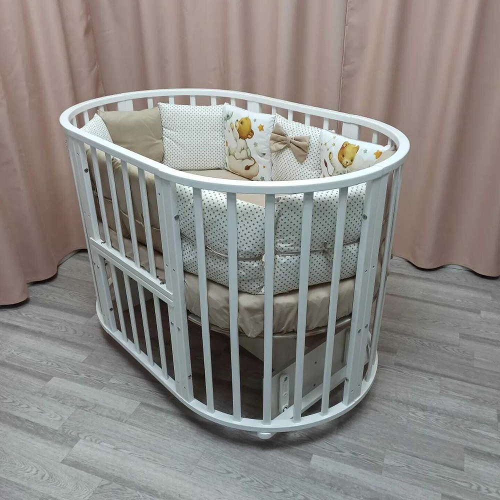 круглая кроватка для новорожденных stella у официального представителя incanto