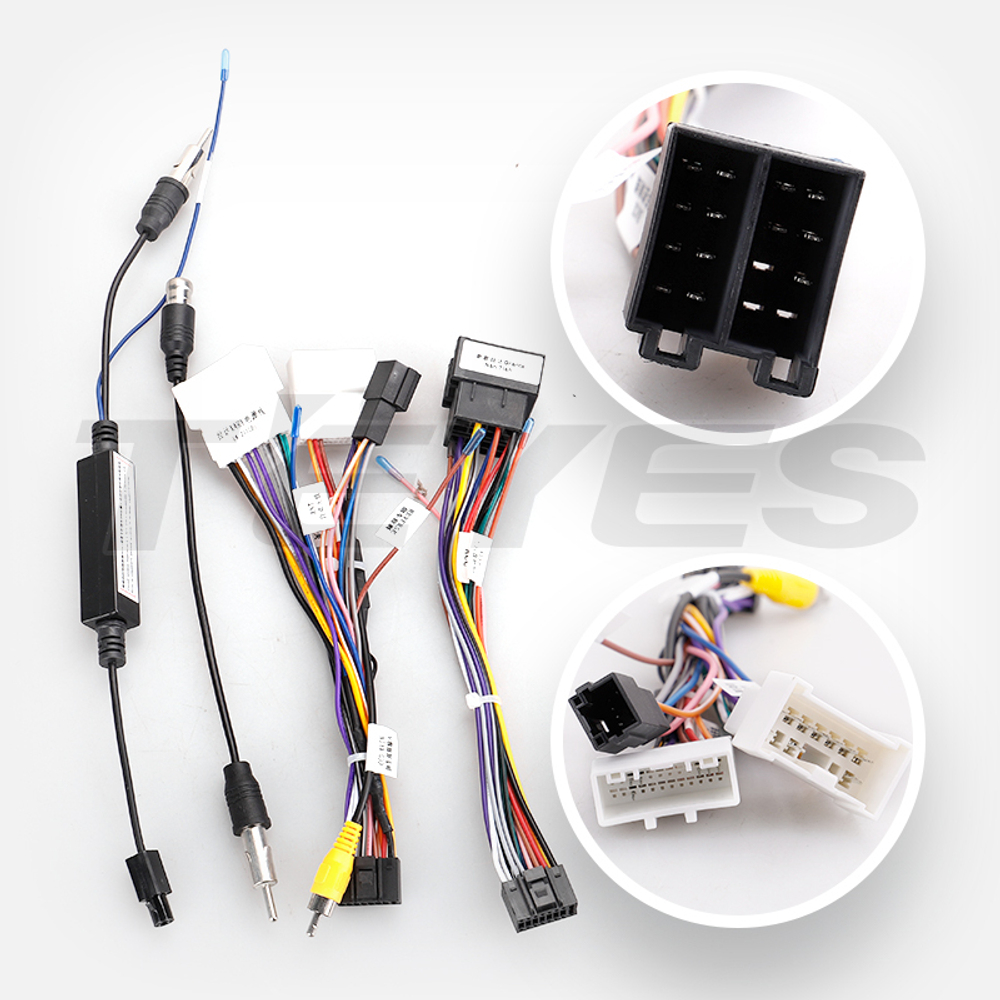 Комплект рамки с разъёмами 9" Renault Logan, Sandero 2009-2014 - Car-Smart 752