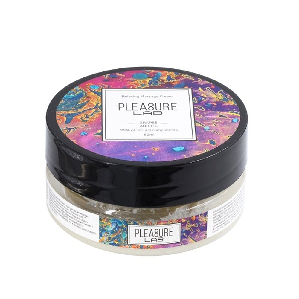 Массажный крем с ароматом винограда и инжира Pleasure Lab Relaxing 50мл