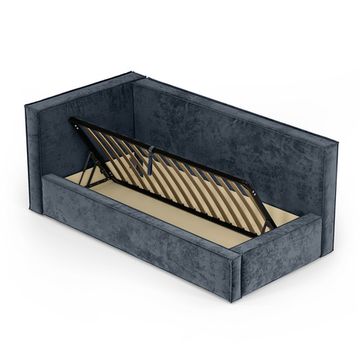 Кровать Bever ЛЕВАЯ 120 с подъемным механизмом Nebby 017