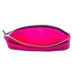 Пенал-косметичка BRAUBERG под фактурную кожу, розовый, 1 отделение, 2 кармана, "Монро", 24х17 см, 224037