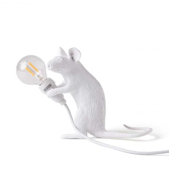 Настольная лампа Seletti Mouse Lamp Sitting USB 15221