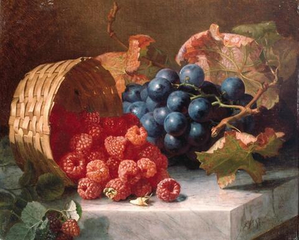 Картина Brookpace Fine Art Raspberries in overturned basket (93 x 77 см)