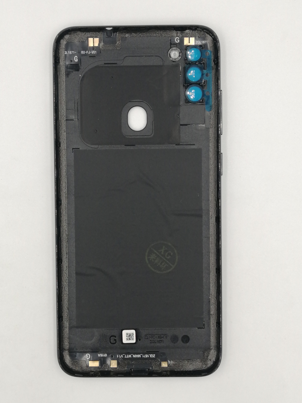 Задняя крышка для Samsung Galaxy A11 (A115F) Черный