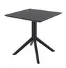 Стол пластиковый Sky 70х70 черный