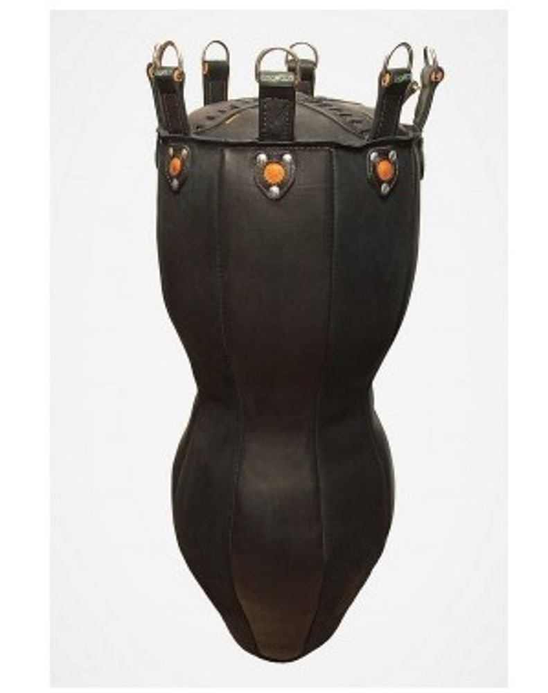 Мешок кожаный фигурный &quot;Силуэт&quot; двойной