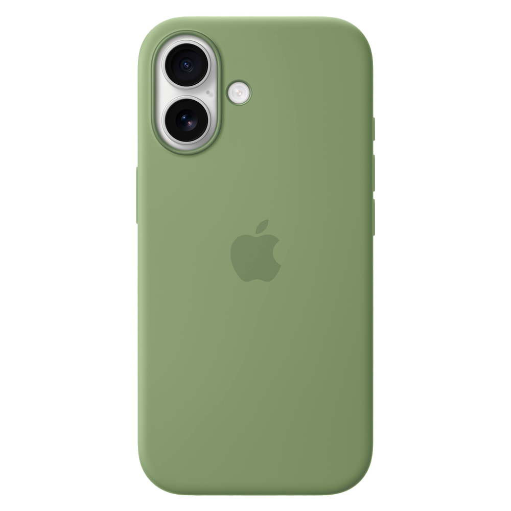 Силиконовый чехол Apple Silicone Case with MagSafe для iPhone 17, Light Moss