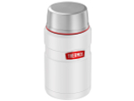 Термос для еды THERMOS KING SK-3020 RCMW 0.71L, складная ложка из нержавеющей стали, белый