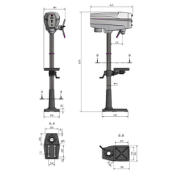 Вертикально-сверлильный станок Optimum OPTIdrill DP 33