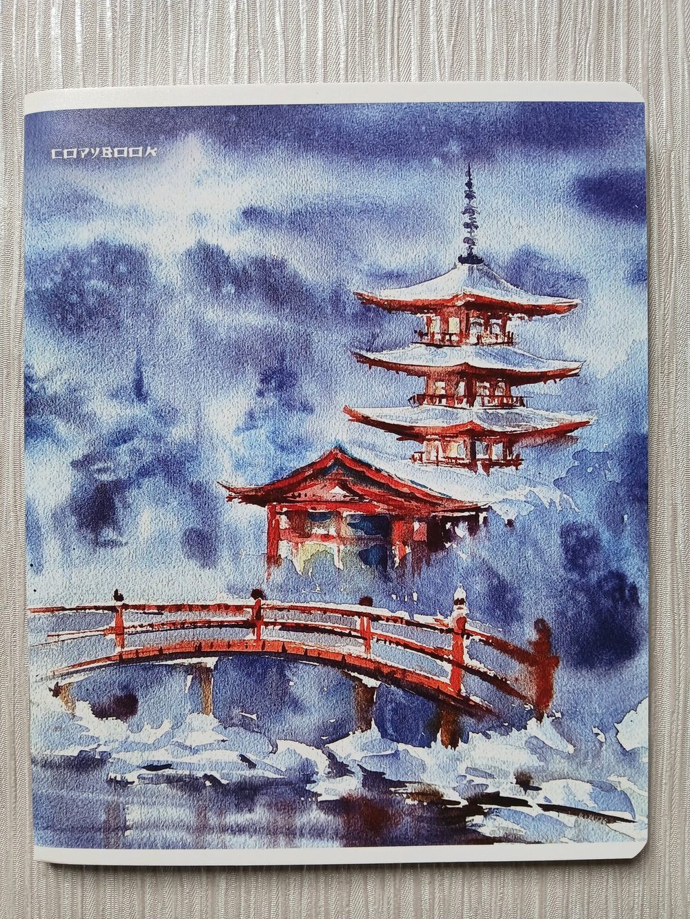 Тетрадь 48 листа А5+.  "Сказочная Япония", общая, клетка. Формат А5+ (163*203 мм). Арт.120048. С полями. Комплект 5 шт.