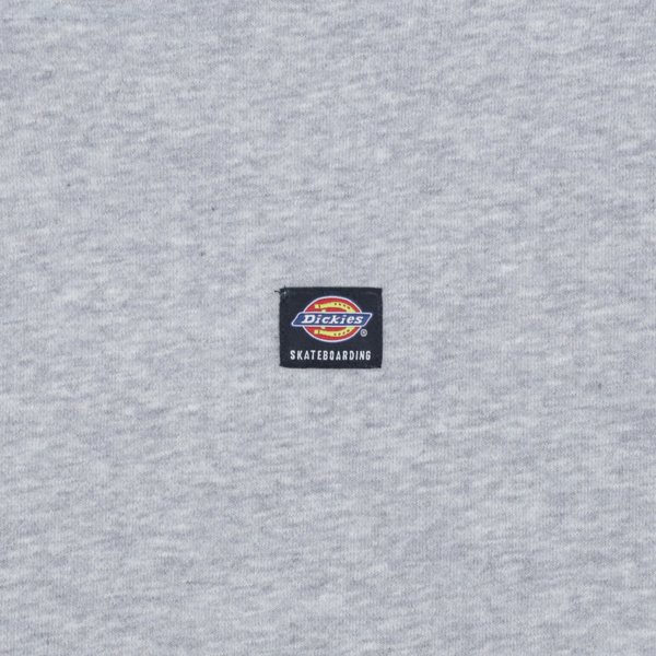Худи Dickies Skateboarding Chest Logo Hoodie (heather gray) артикул: - купить в магазине Дайс