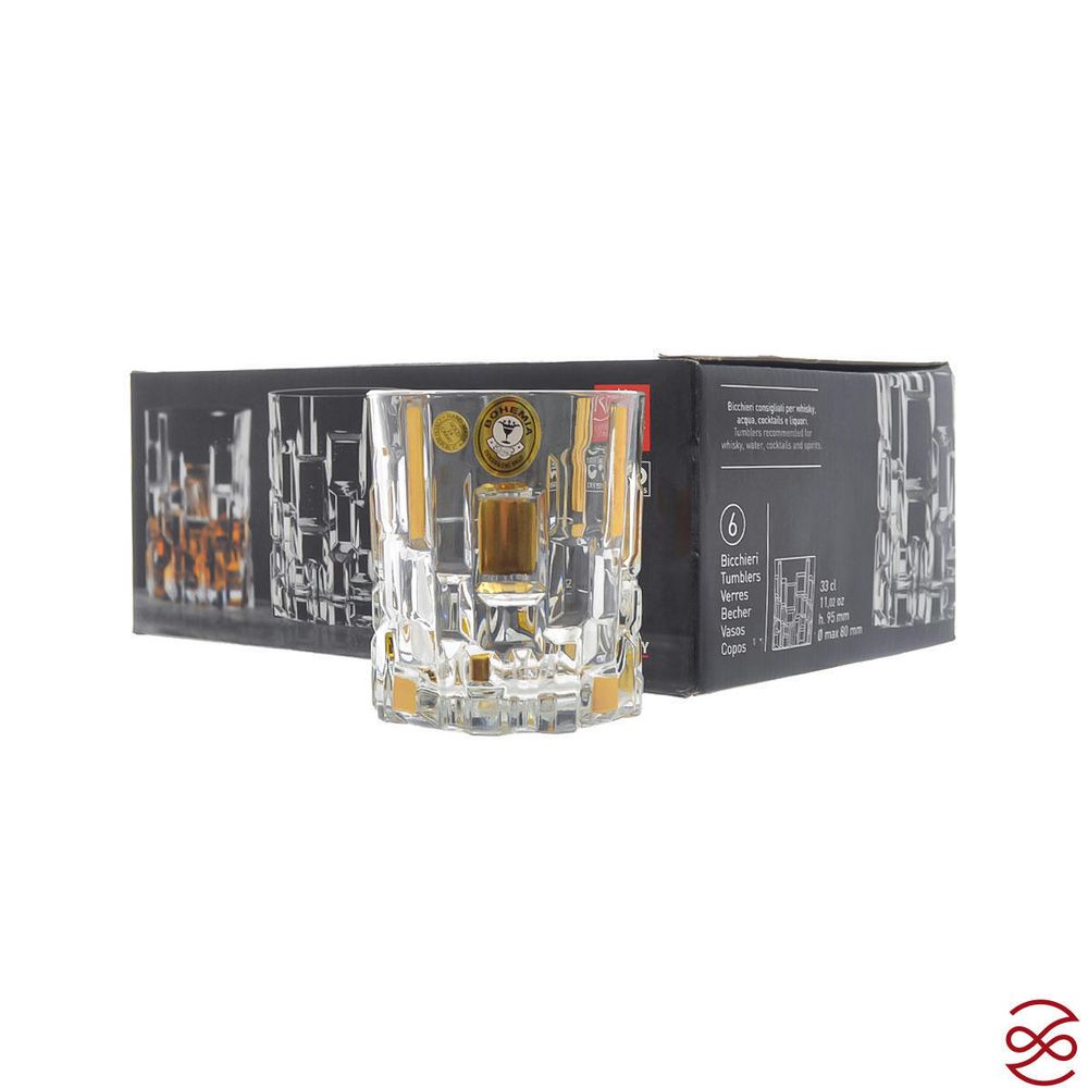Набор стаканов для виски RCR Etna 330 мл (6 шт)