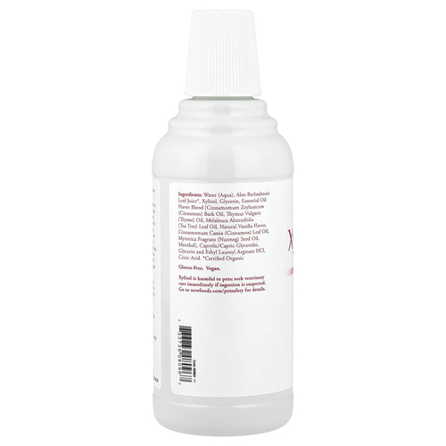NOW Foods, Solutions, XyliWhite™, ополаскиватель для рта, корица, 473 мл (16 жидк. унций)