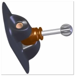 Уключина овал 92*208 чер