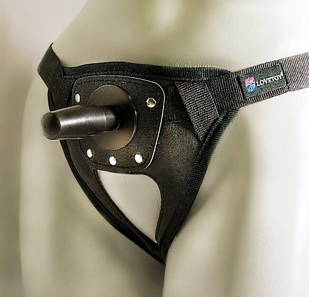 Универсальные страпон-трусики Vac-U-Lock с креплением (Цвет: черный)