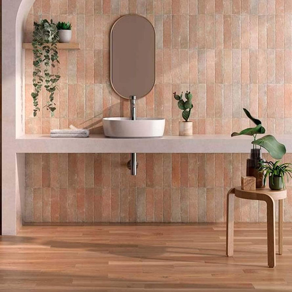 Geotiles Terracotta White 45x45