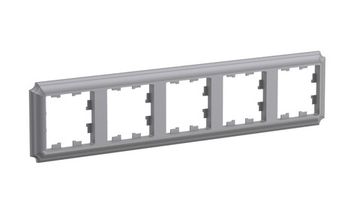 Рамка 5-м AtlasDesign Antique универс. сталь SE ATN100905