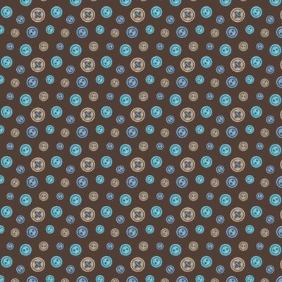 Пуговицы на коричневом фоне